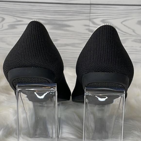 NEW Rothy’s The Point Halo Flats Halo Black White Retired Colorway Casua… - Picture 7 of 9